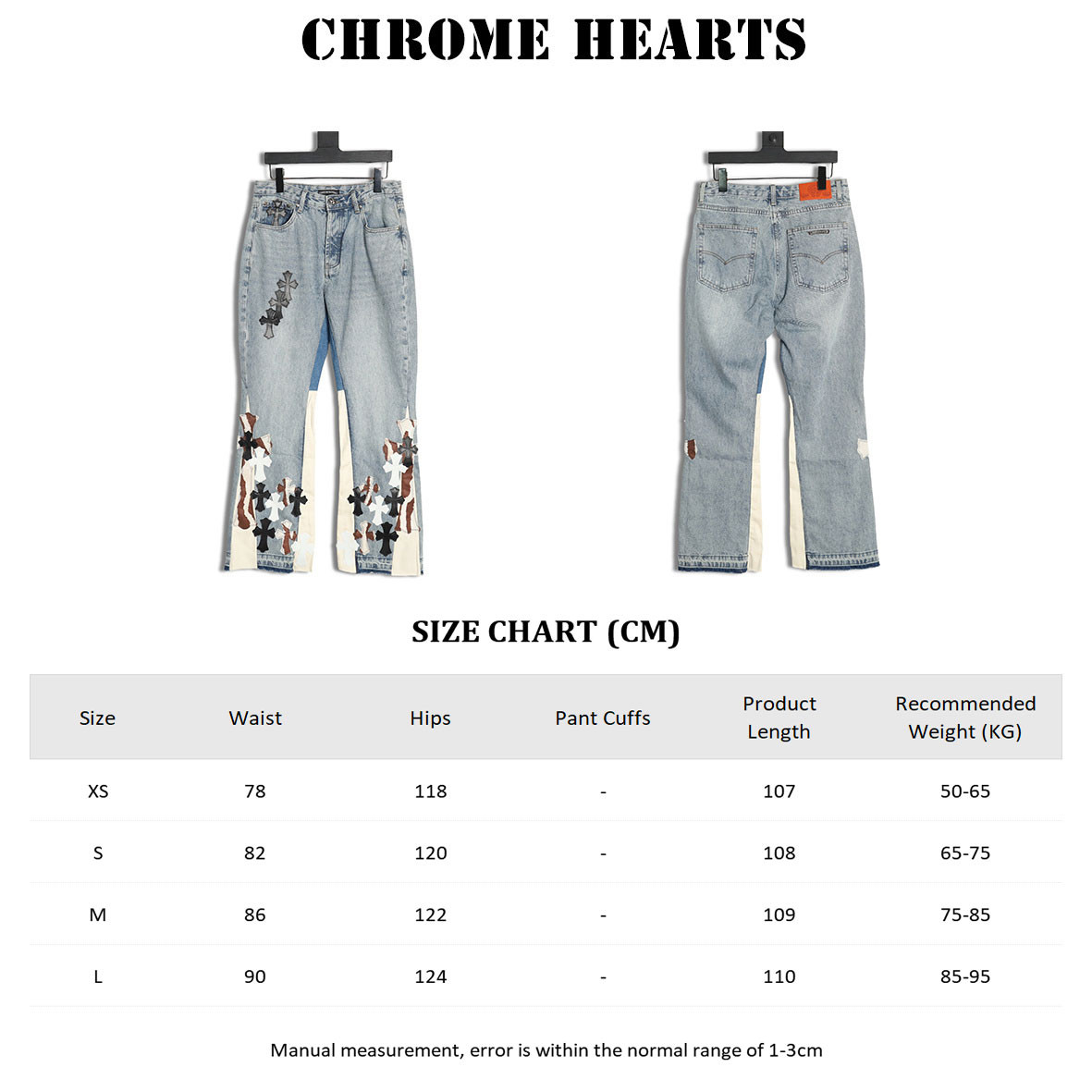 Ch**me He**ts jeans