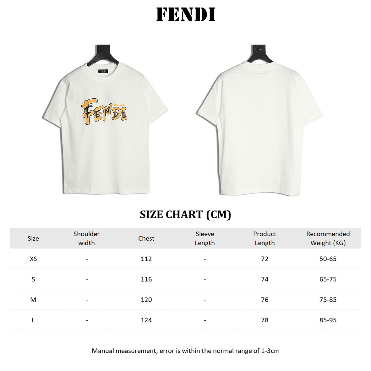 F**di 25ss short-sleeved t-shirt