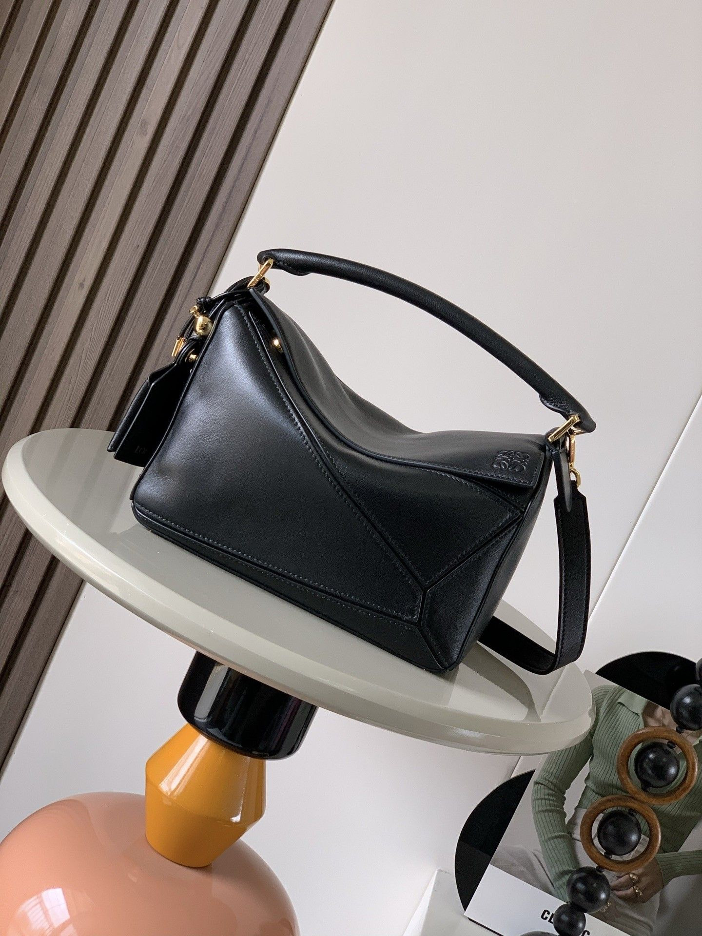 L0ew* small featherlight puzzle bag in nappa lambskin 16.5x24x10.5cm