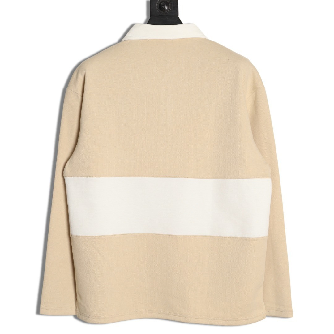 B**rry long-sleeved polo shirt