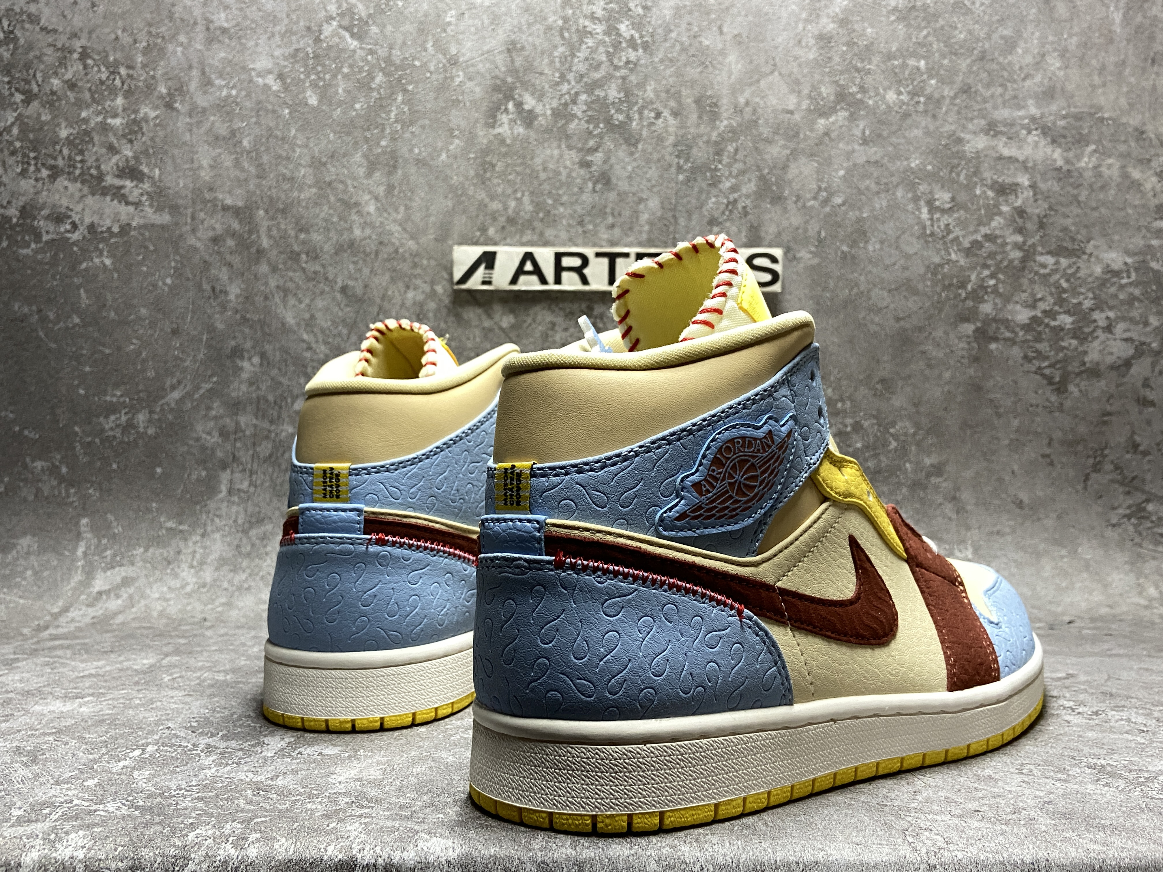 air jordan 1 mid se fearless Ma*s*n chateau rouge