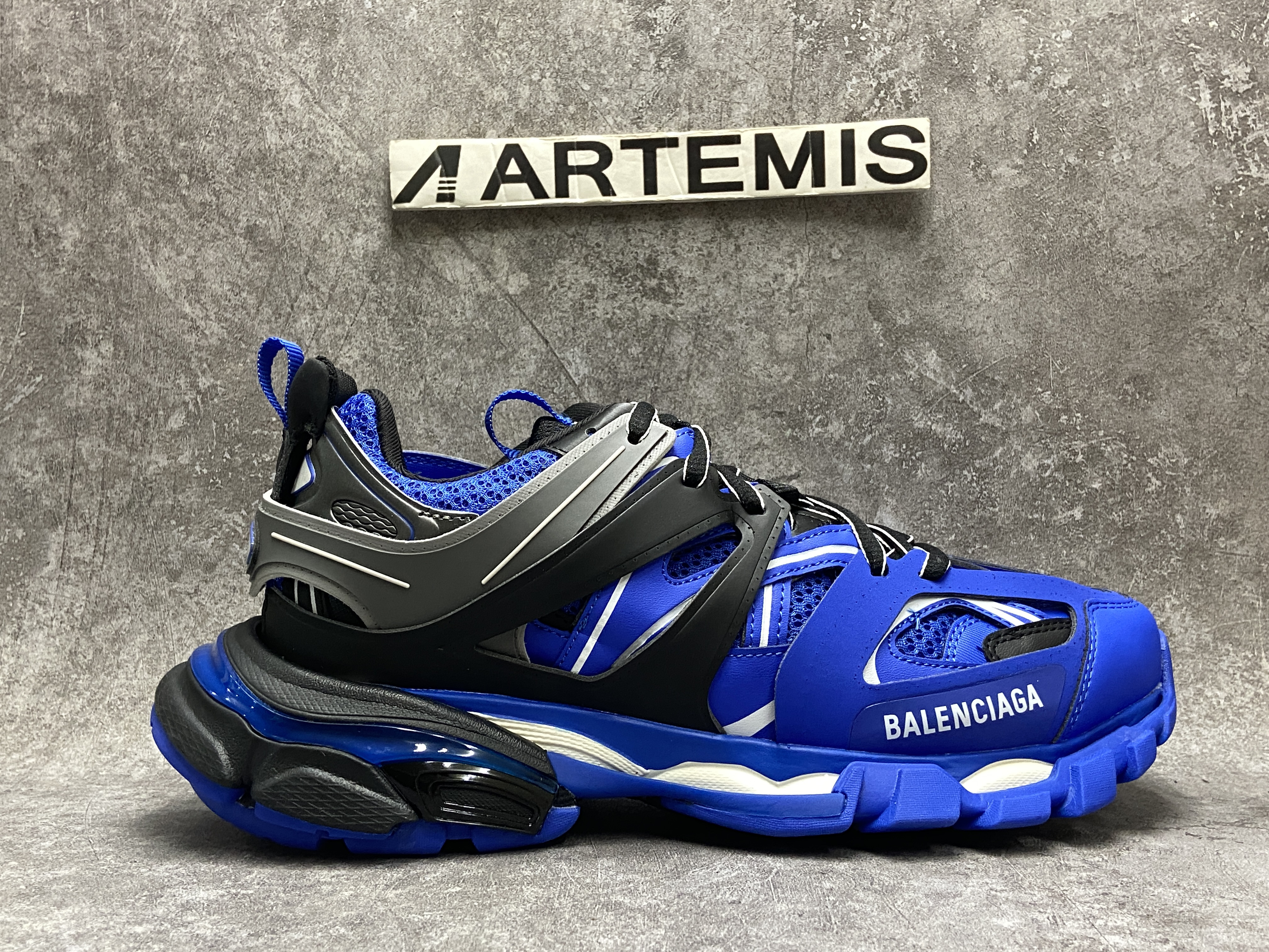Balenciga Track Black Blue