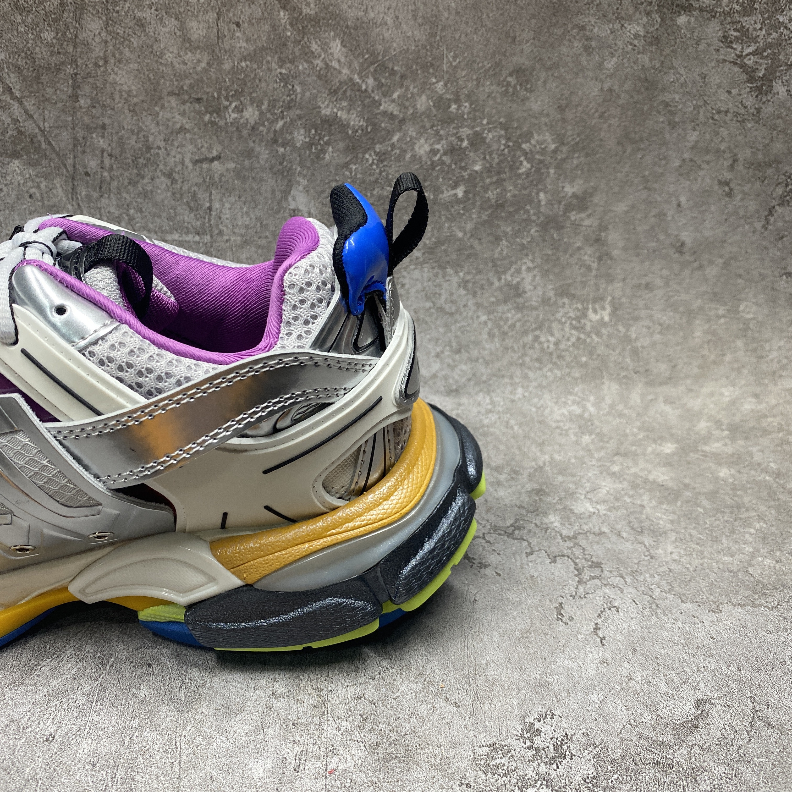 Balenciga Track Sneaker in Silver