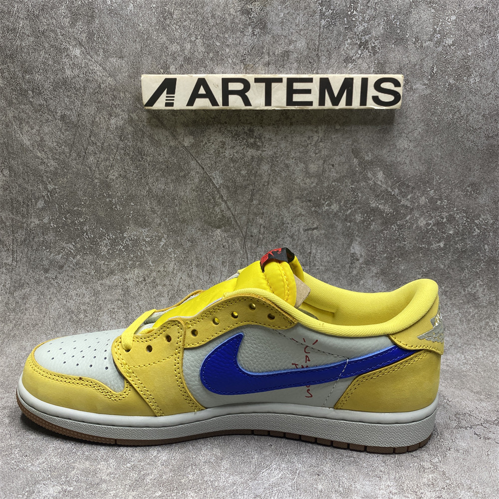 Travis Scott x Nike Air Jordan 1 Low OG Canary Yellow