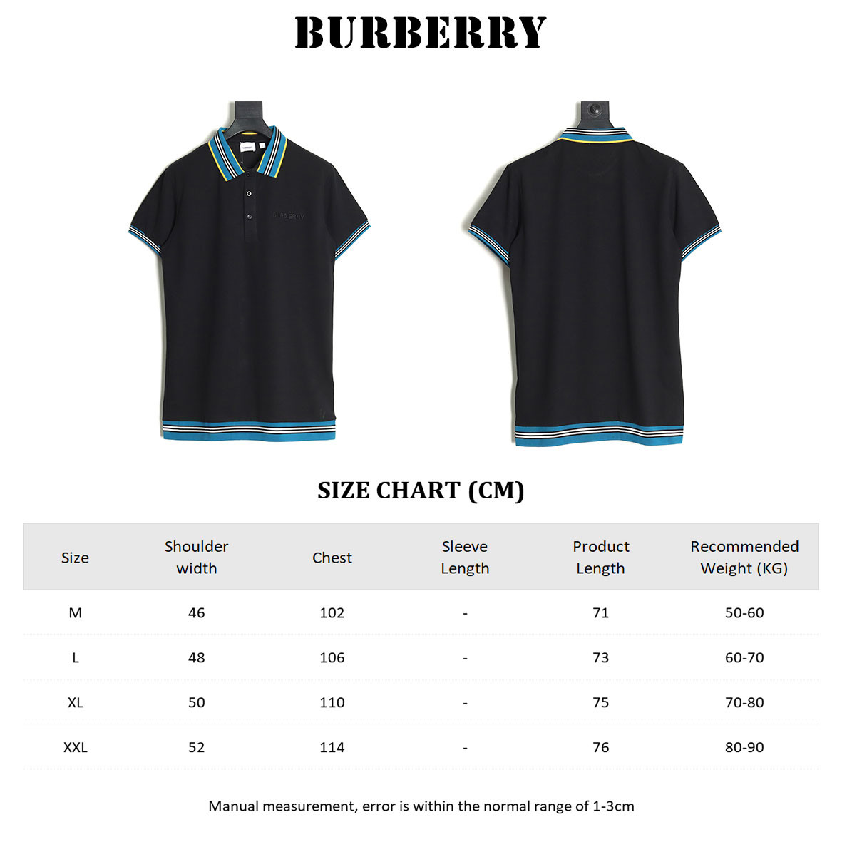 B**rry 25ss short-sleeved polo shirt
