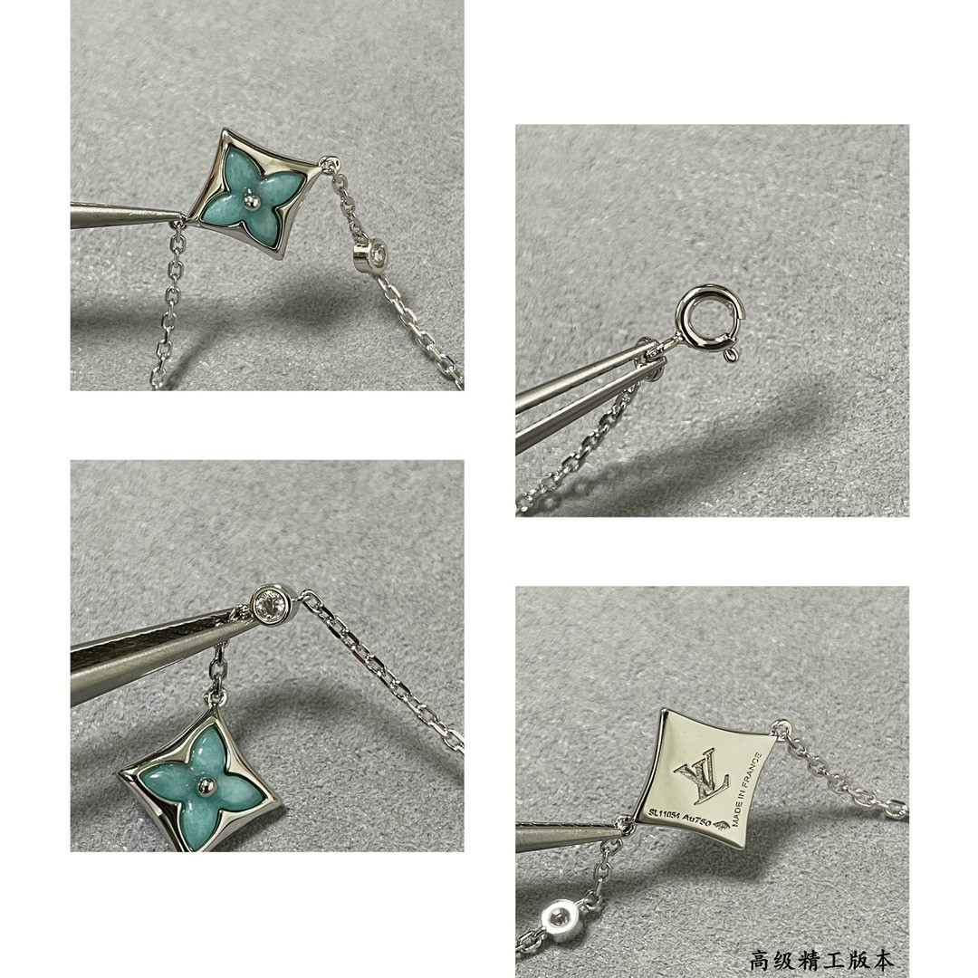 l0*is V*t0n amazonite squar bracelet