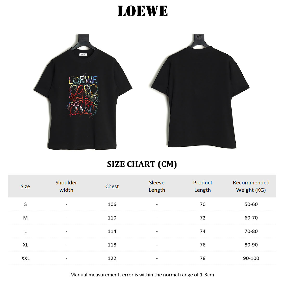L0ew* 25ss short-sleeved t-shirt