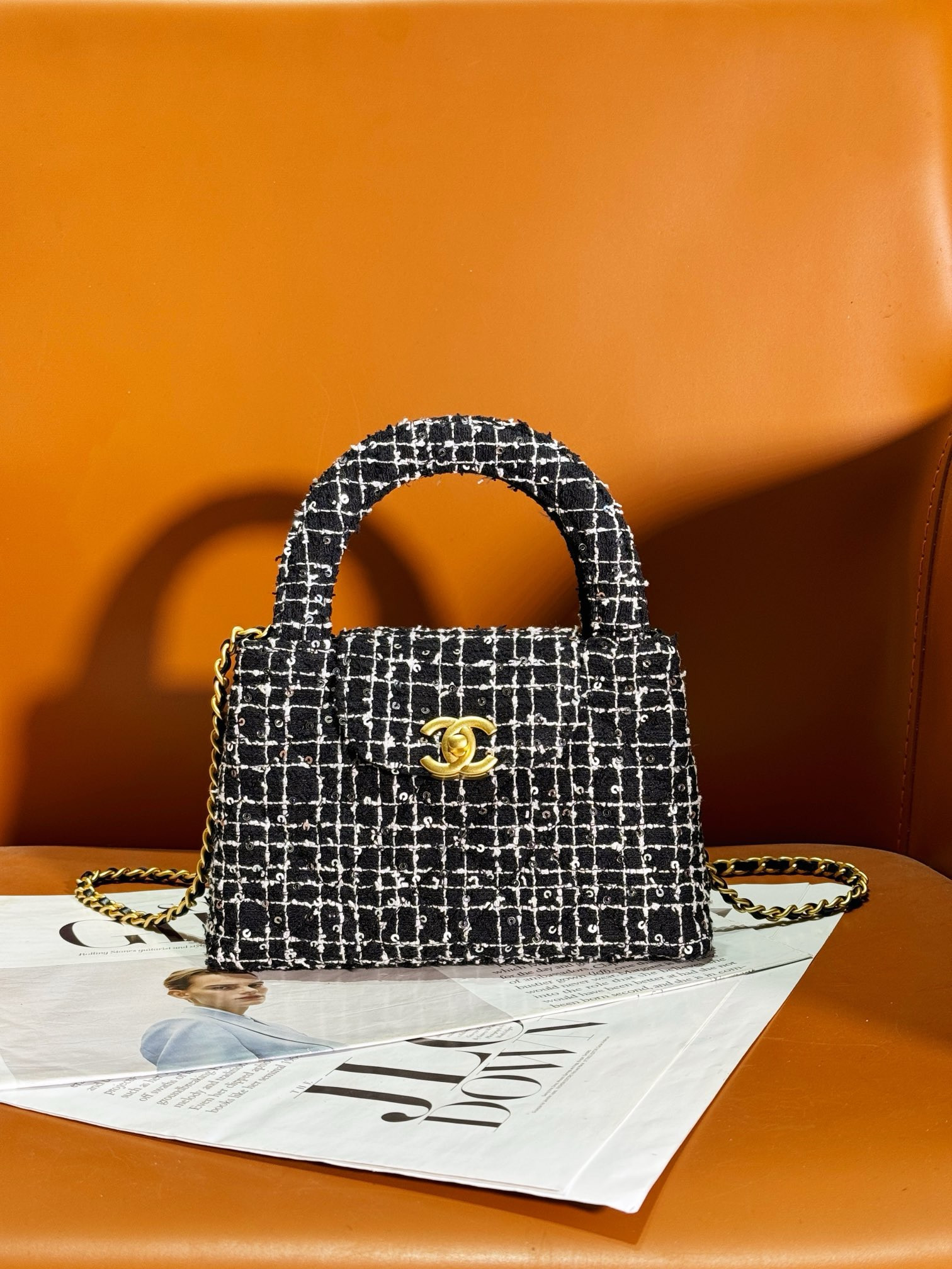 Ch*el mini shopping bag 19x13x7cm