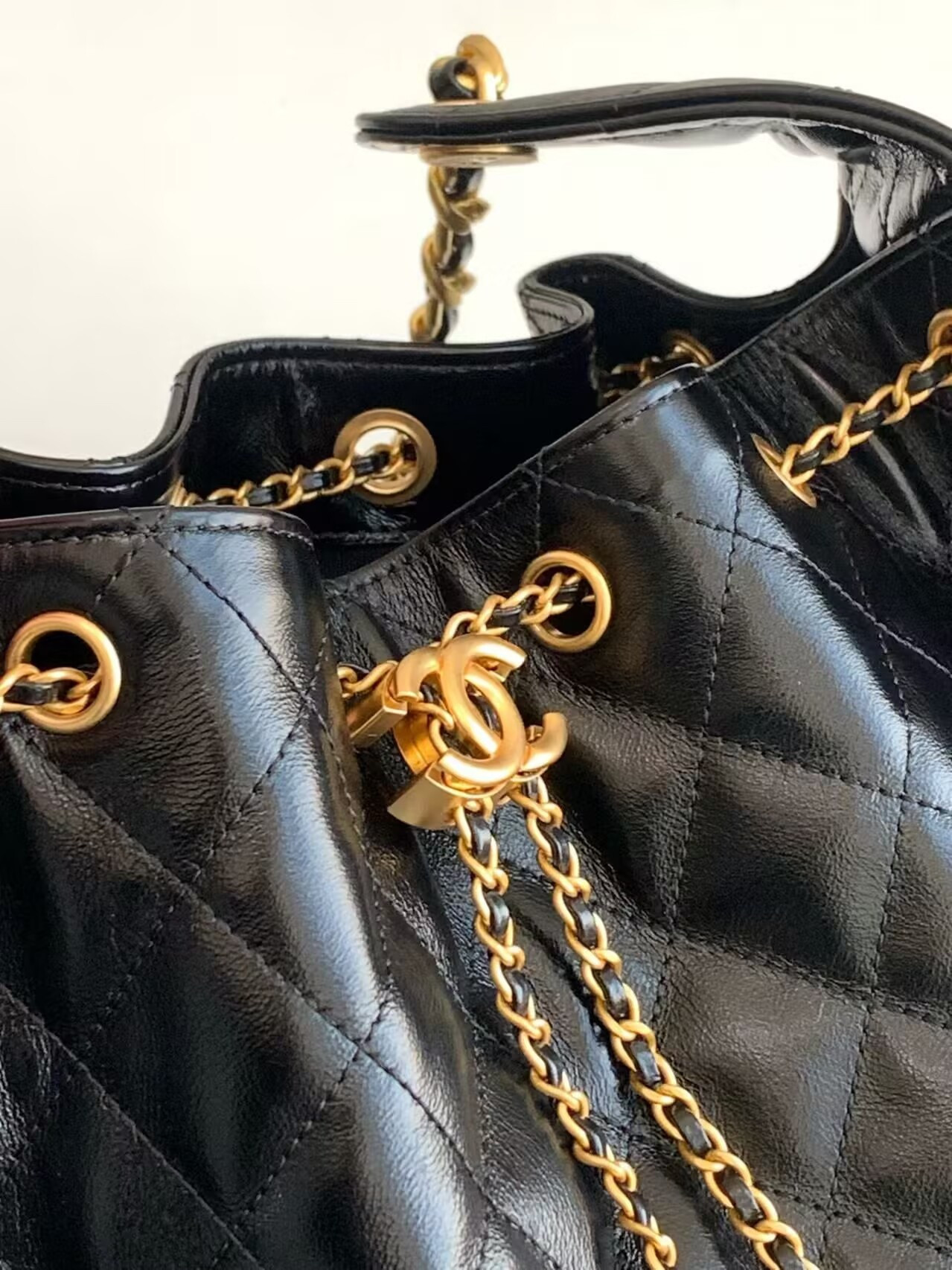 Ch*el 25c bucket bag 40x30x15cm