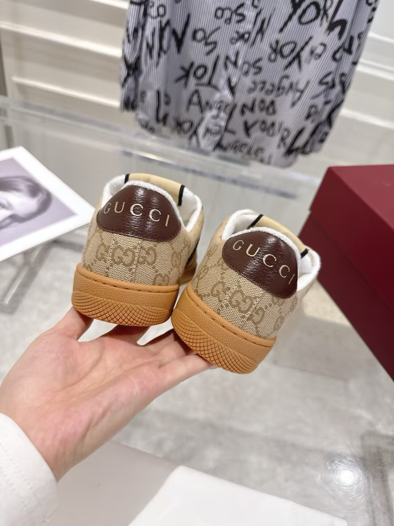 ua G*u*i screener sneakers