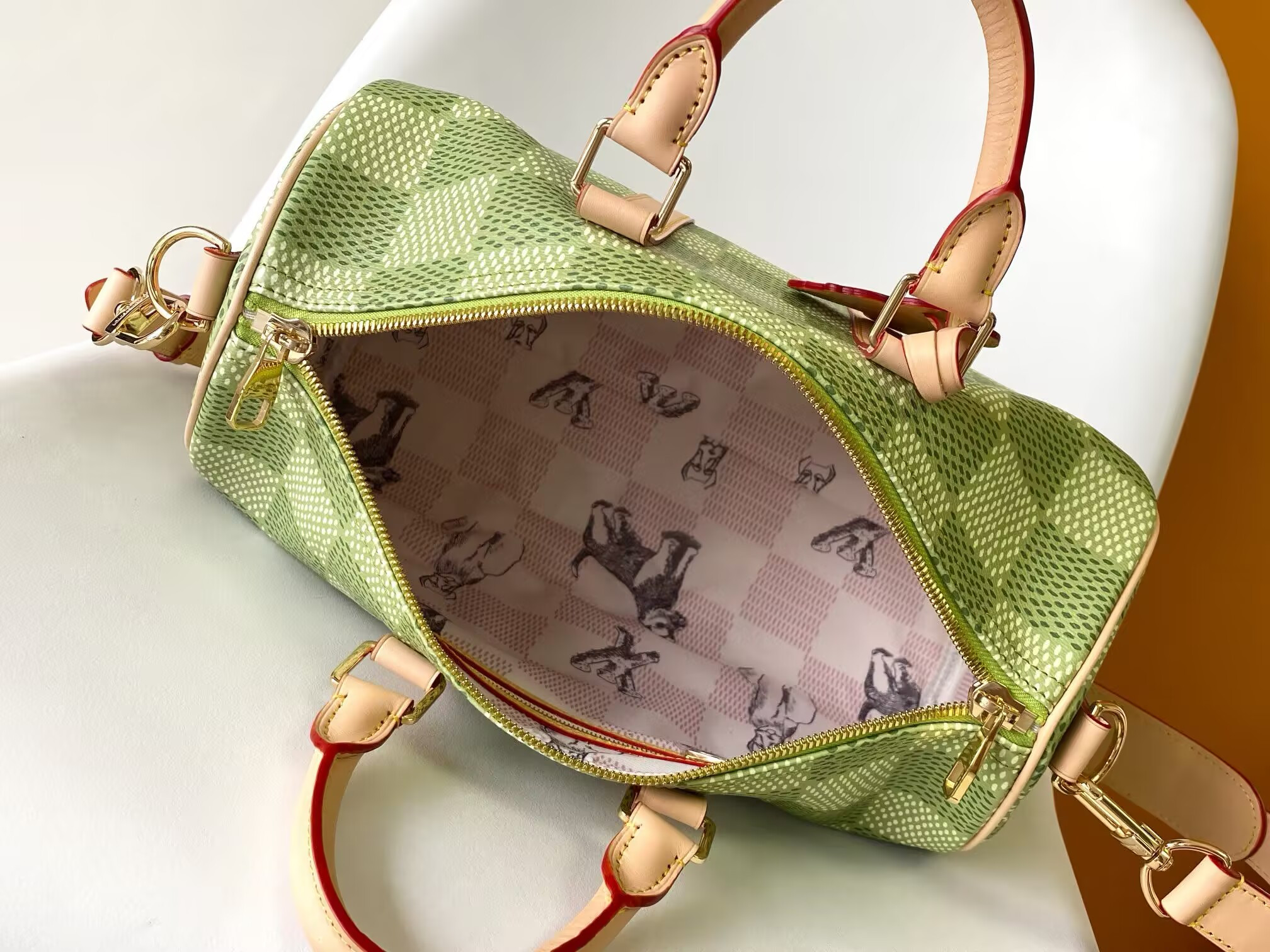 LV Keepall Bandoulière 35 N40671 34x21x16cm