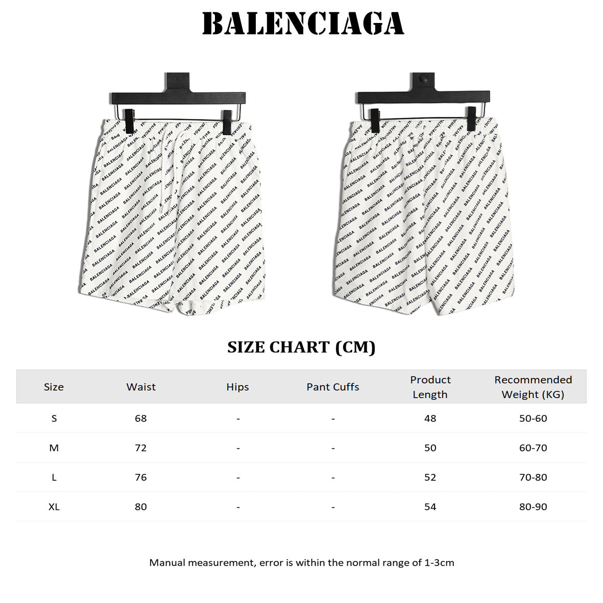 Ba*len*cia*ga 25ss shorts