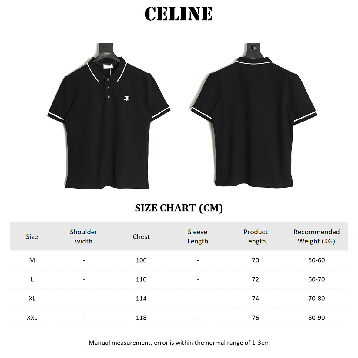 Ce**e short-sleeved polo shirt