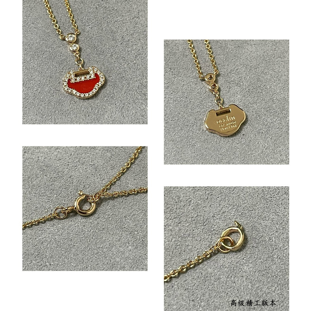 Qee1in mini ruyi necklace