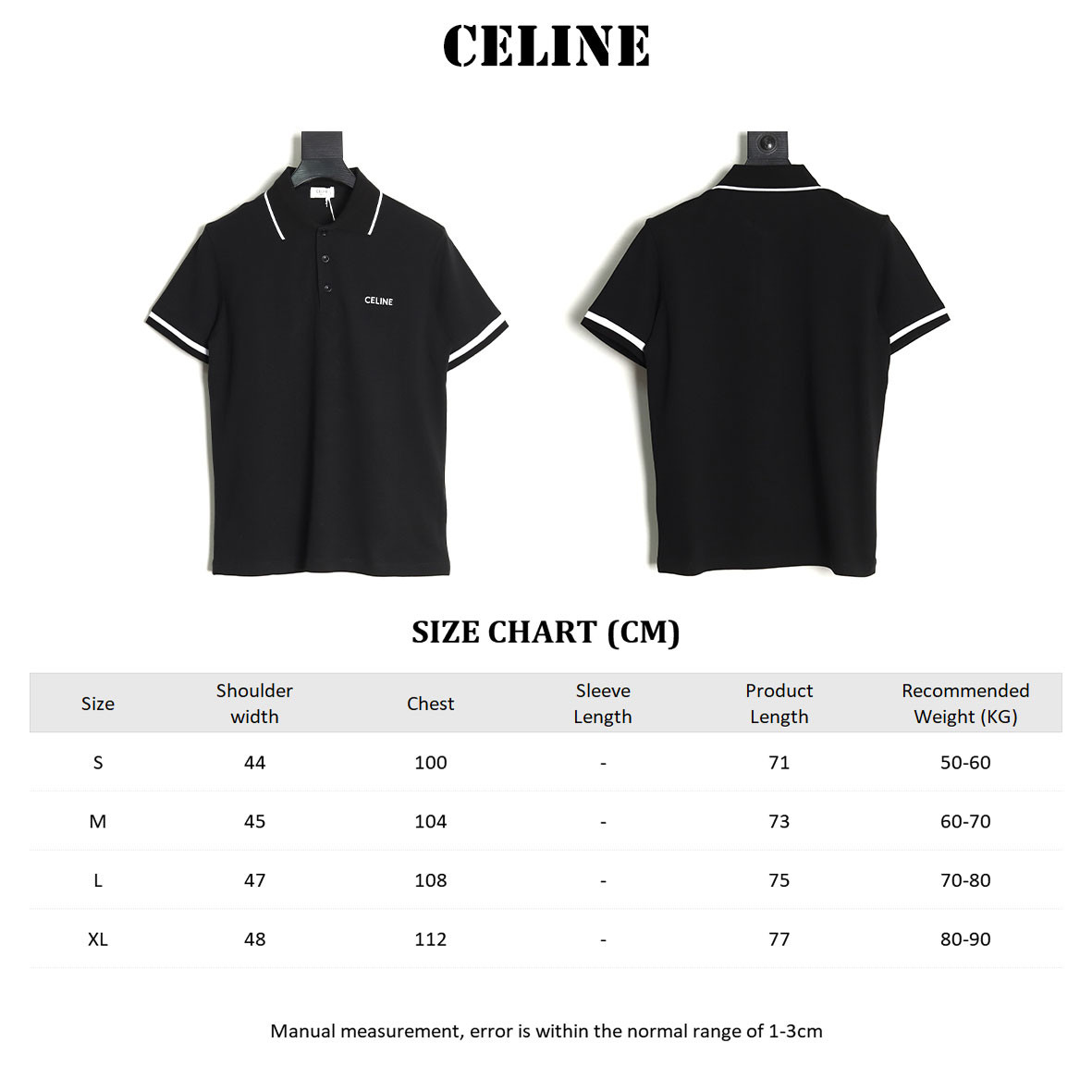 Ce**e short-sleeved polo shirt