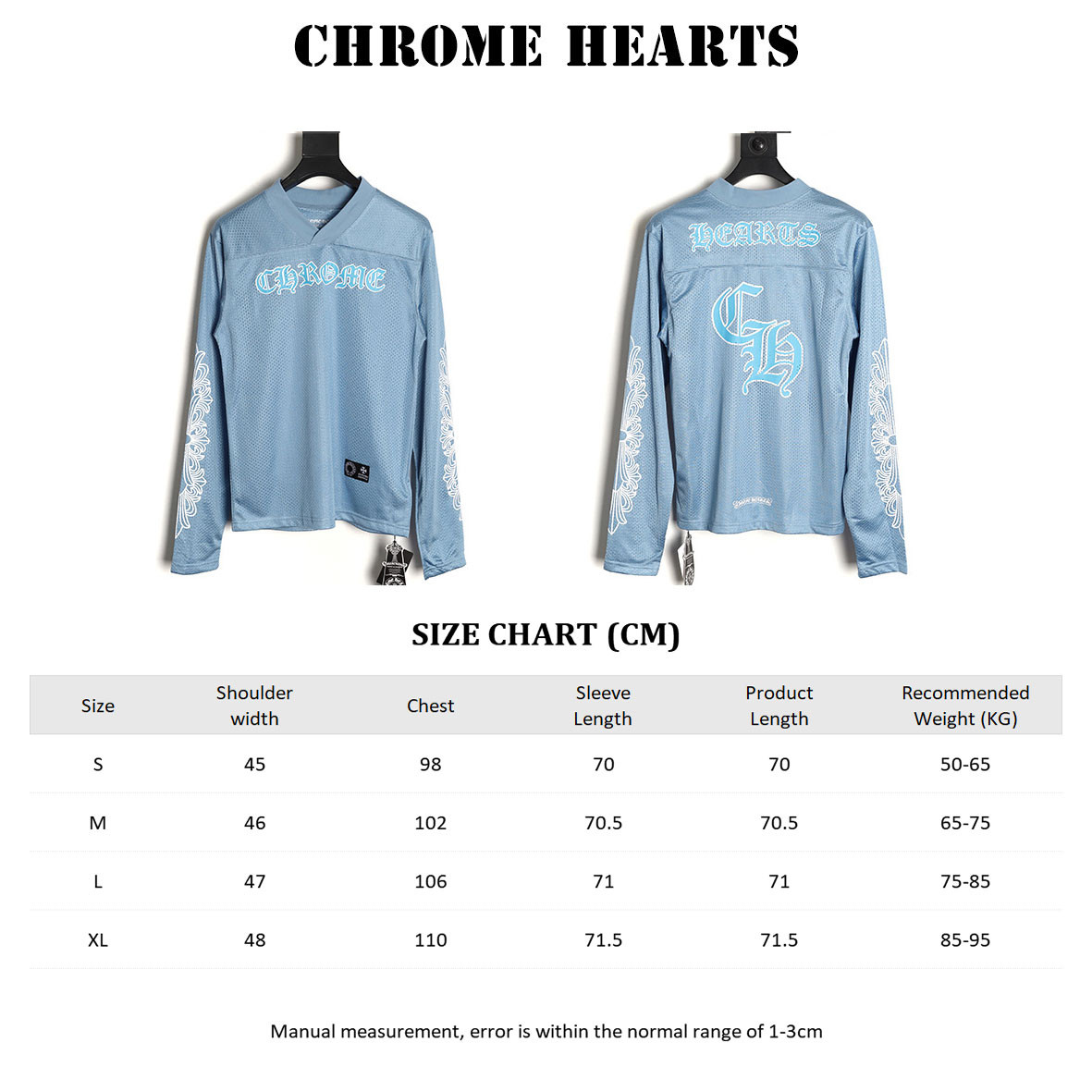 Ch**me He**ts 25fw long-sleeved t-shirt