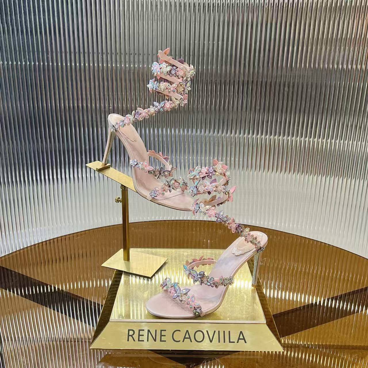 ua renÉ Ca0v1LLa cleo pumps sandals 95mm