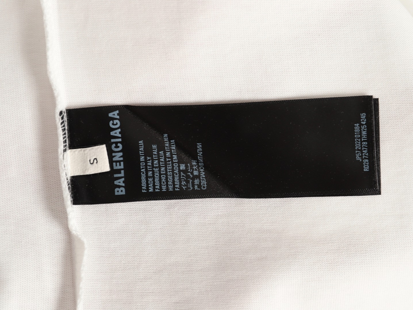 Ba*len*cia*ga 25ss short-sleeved t-shirt