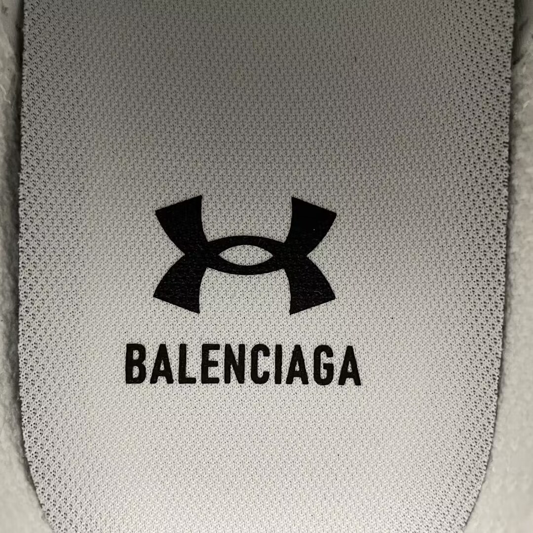 UA Balenciga 3XL Knit Sneaker White (run one size large)