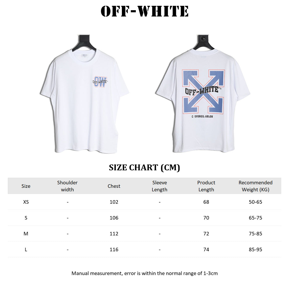 off white OW Short-sleeved T-shirt