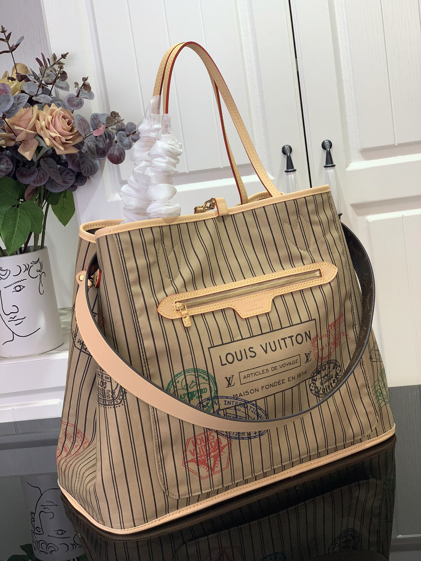 LV Neverfull Bandoulière Inside Out GM M11948 39x32x19cm