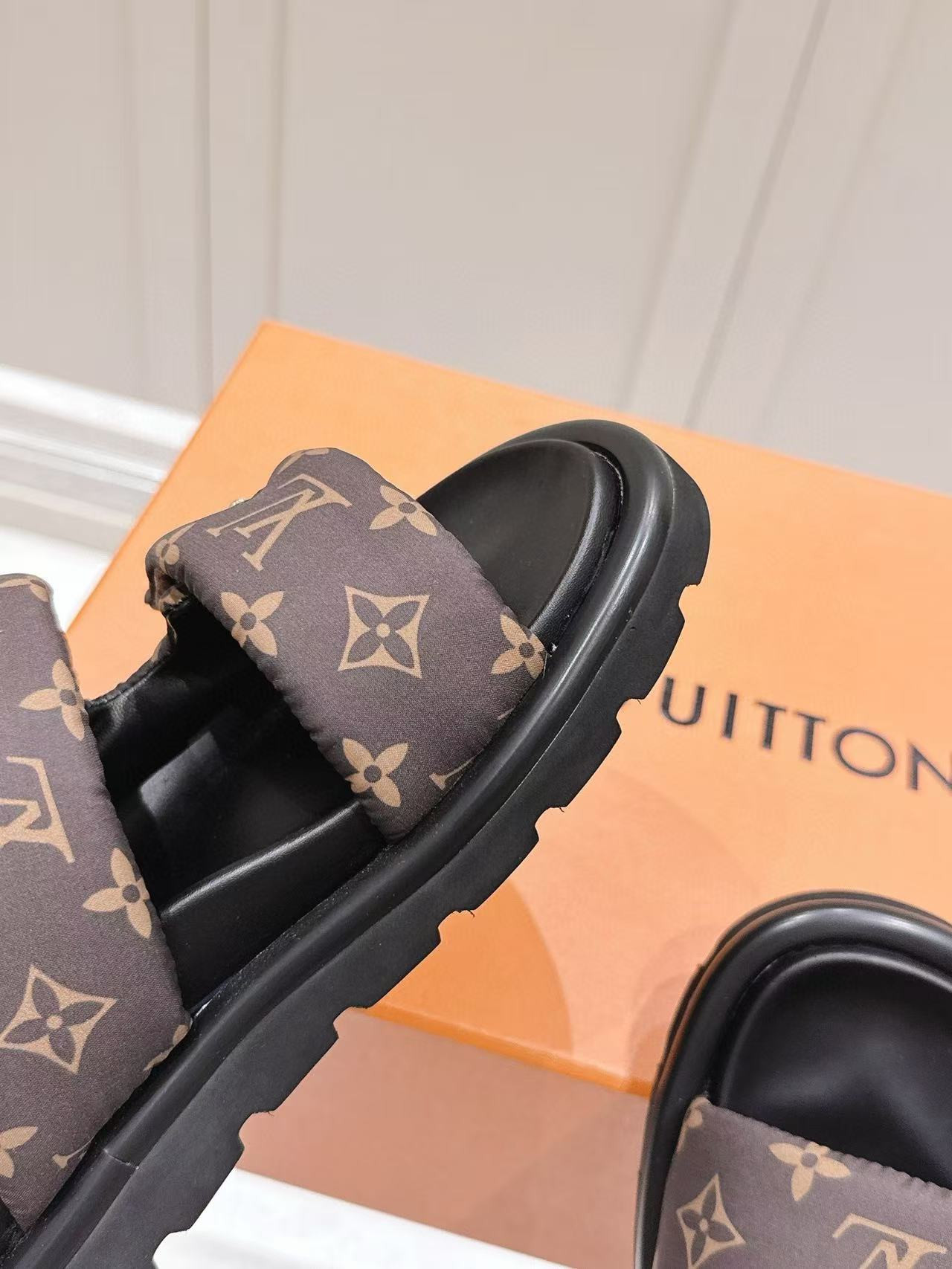 UA LV Pool Pillow Mules