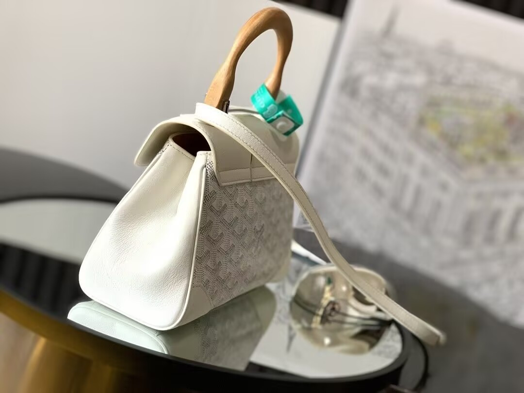 Go*ard white mini Go*ardine saigon souple 20x7.5x15cm