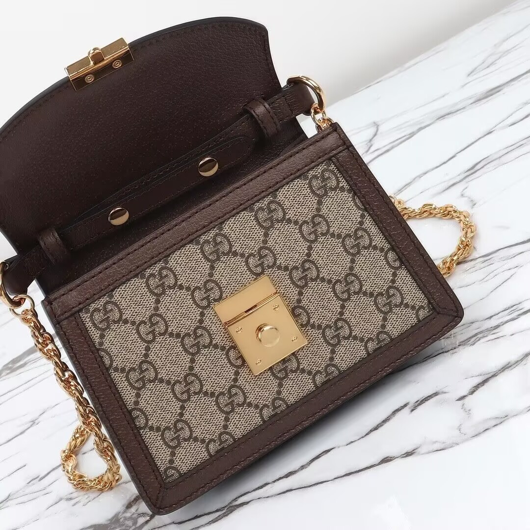 G*u*i ophidia top handle bag 17.5×13×6 cm