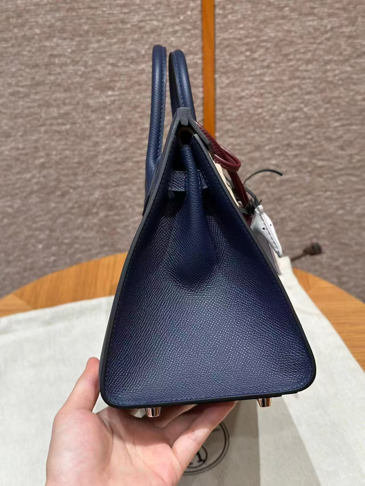 H**mes birkin epsom 25 30 (horse charm not included)