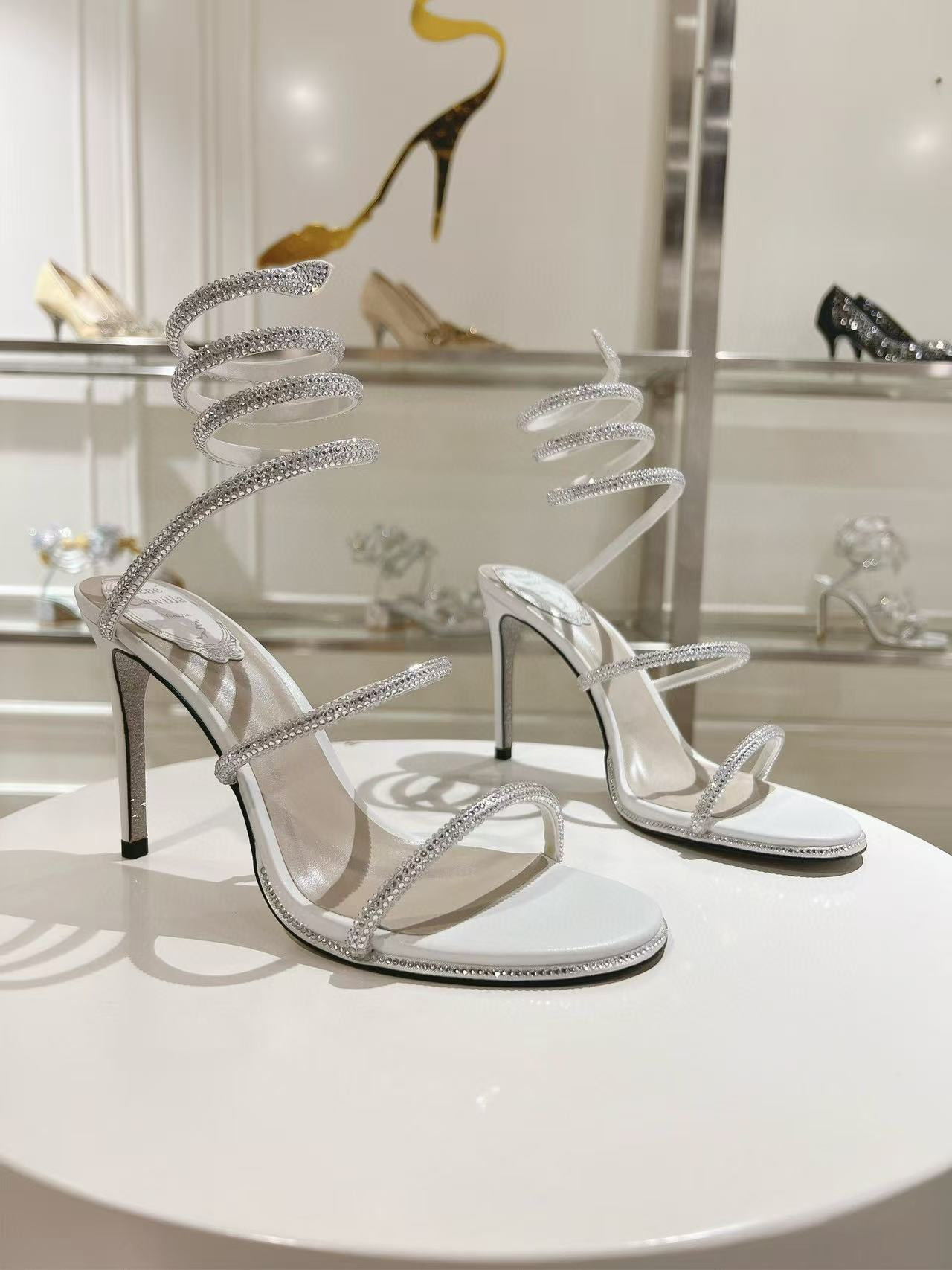ua renÉ Ca0v1LLa cleo pumps sandals 95mm