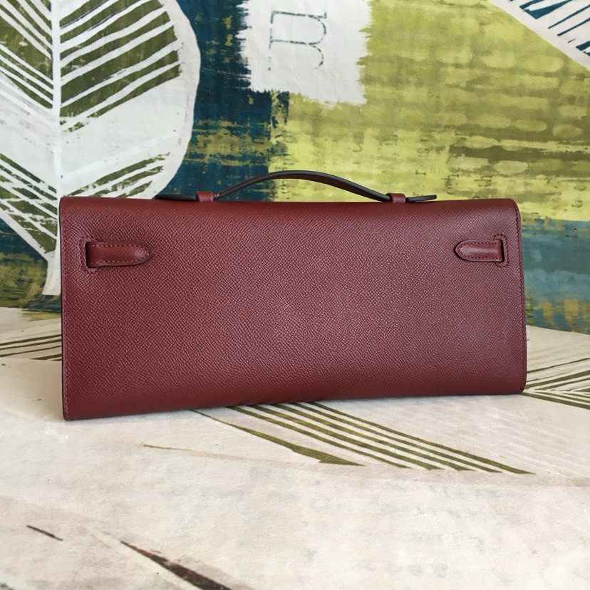 H**mes kelly cut 31cm epsom leather gold