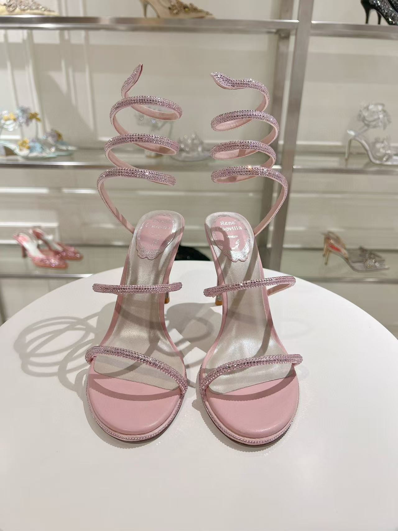 ua renÉ Ca0v1LLa cleo pumps sandals 95mm