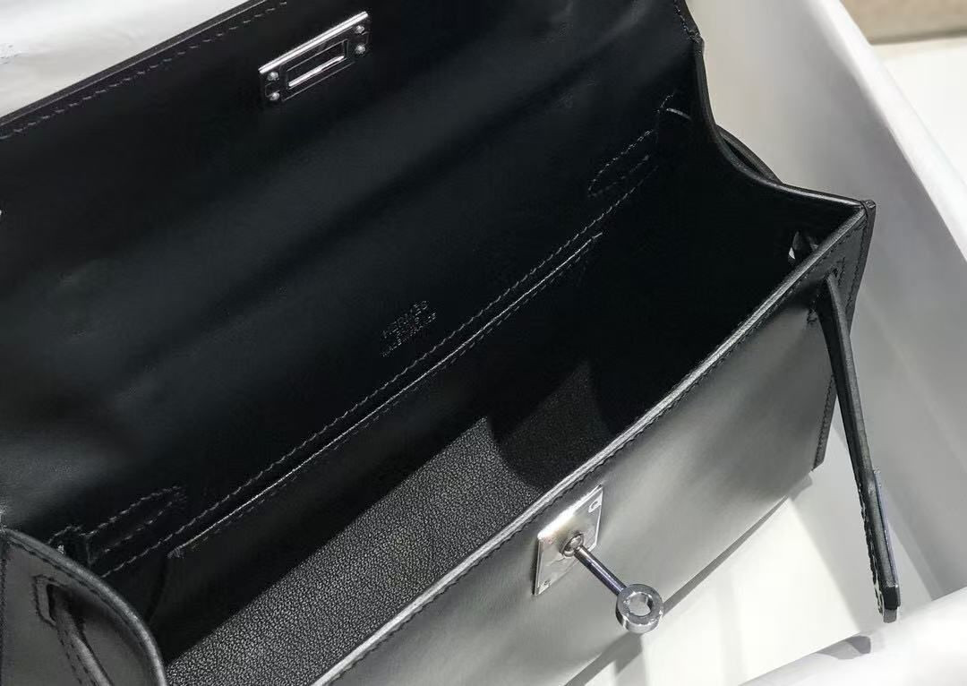 H**mes kelly 22 mini box leather 22x7x13cm