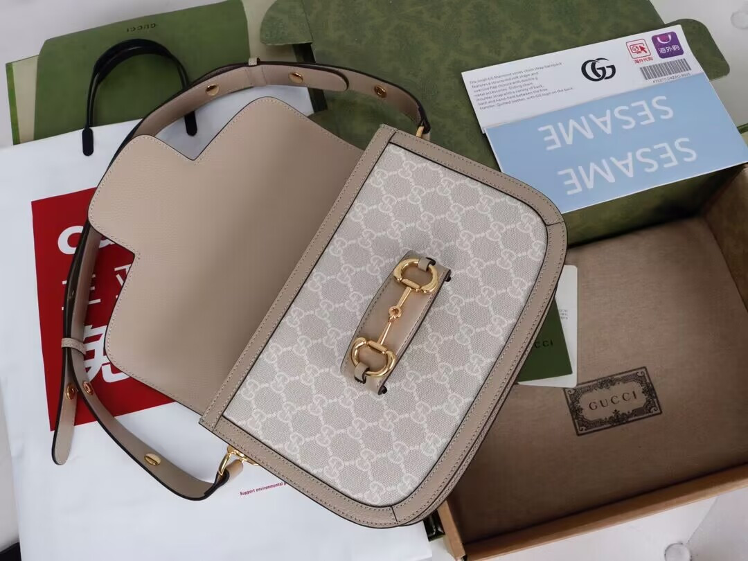 G*u*i horsebit 1955 shoulder bag 25x18x8cm