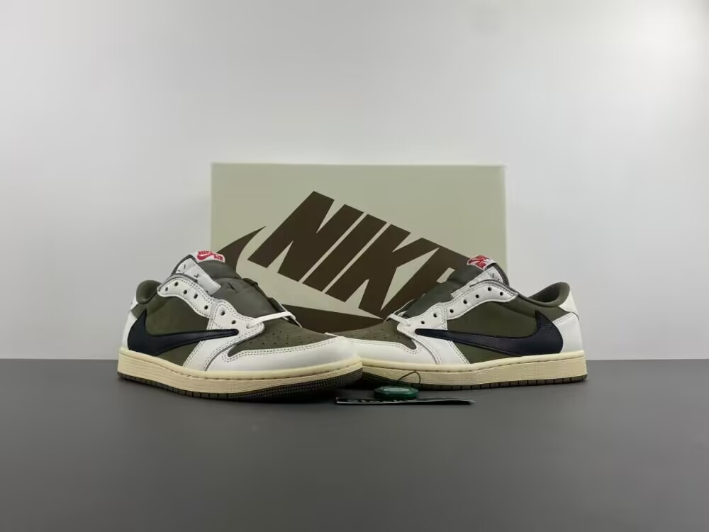 UA Jordan 1 Retro Low OG SP Travis Scott Medium Olive