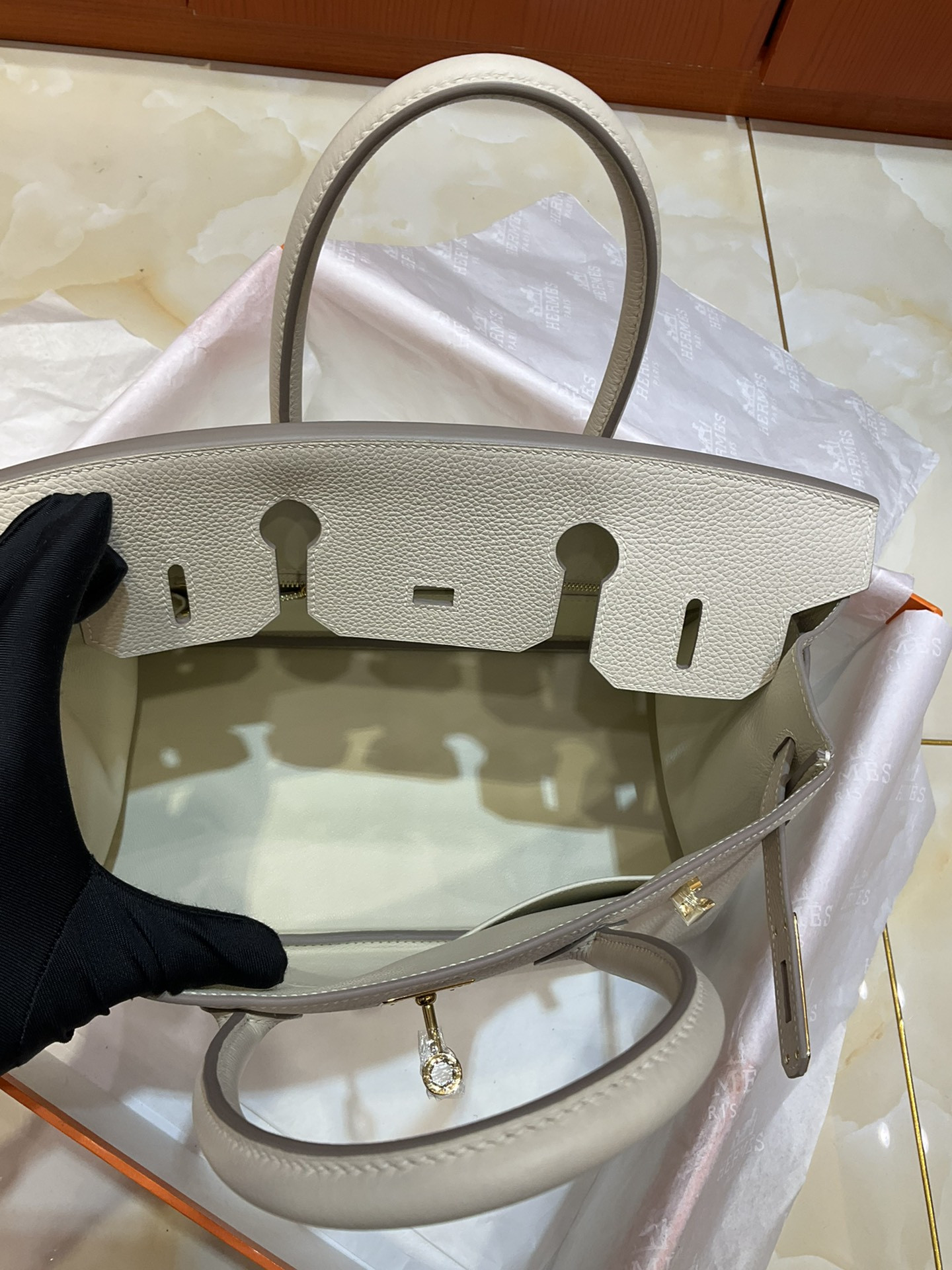 H**mes birkin gold 25 30 35