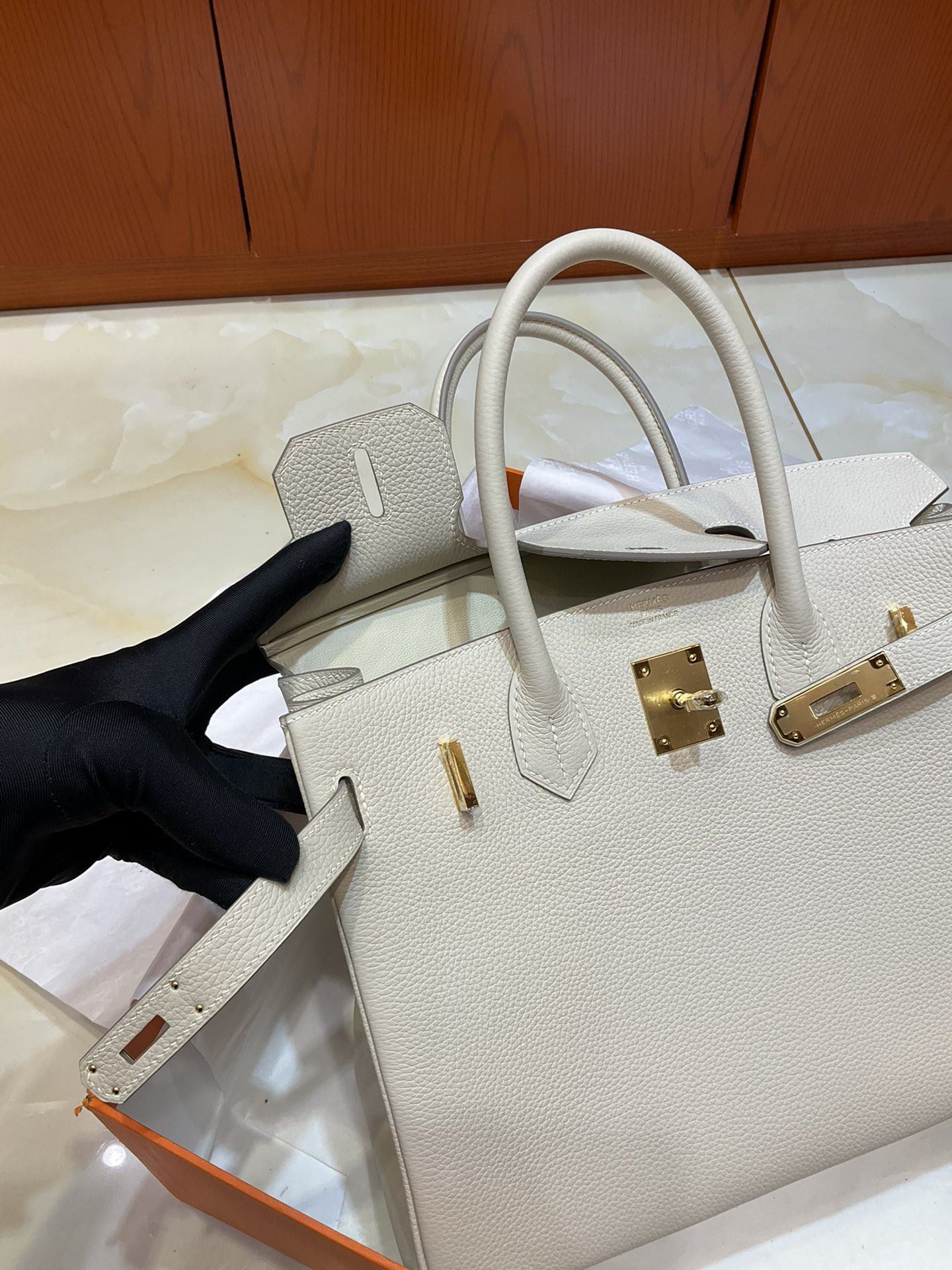 H**mes birkin gold 25 30 35