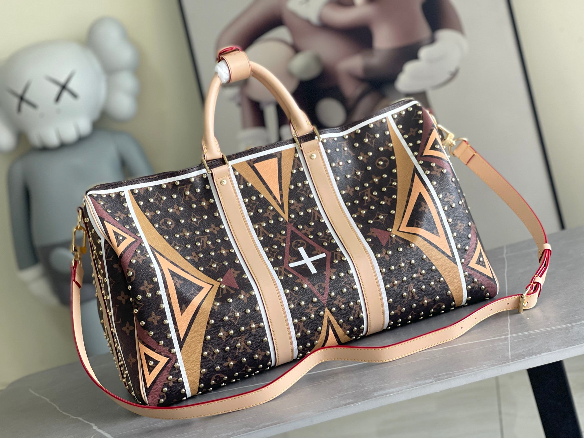 LV keepall bandoulière 50 M11577 50.0 x 29.0 x 23.0cm
