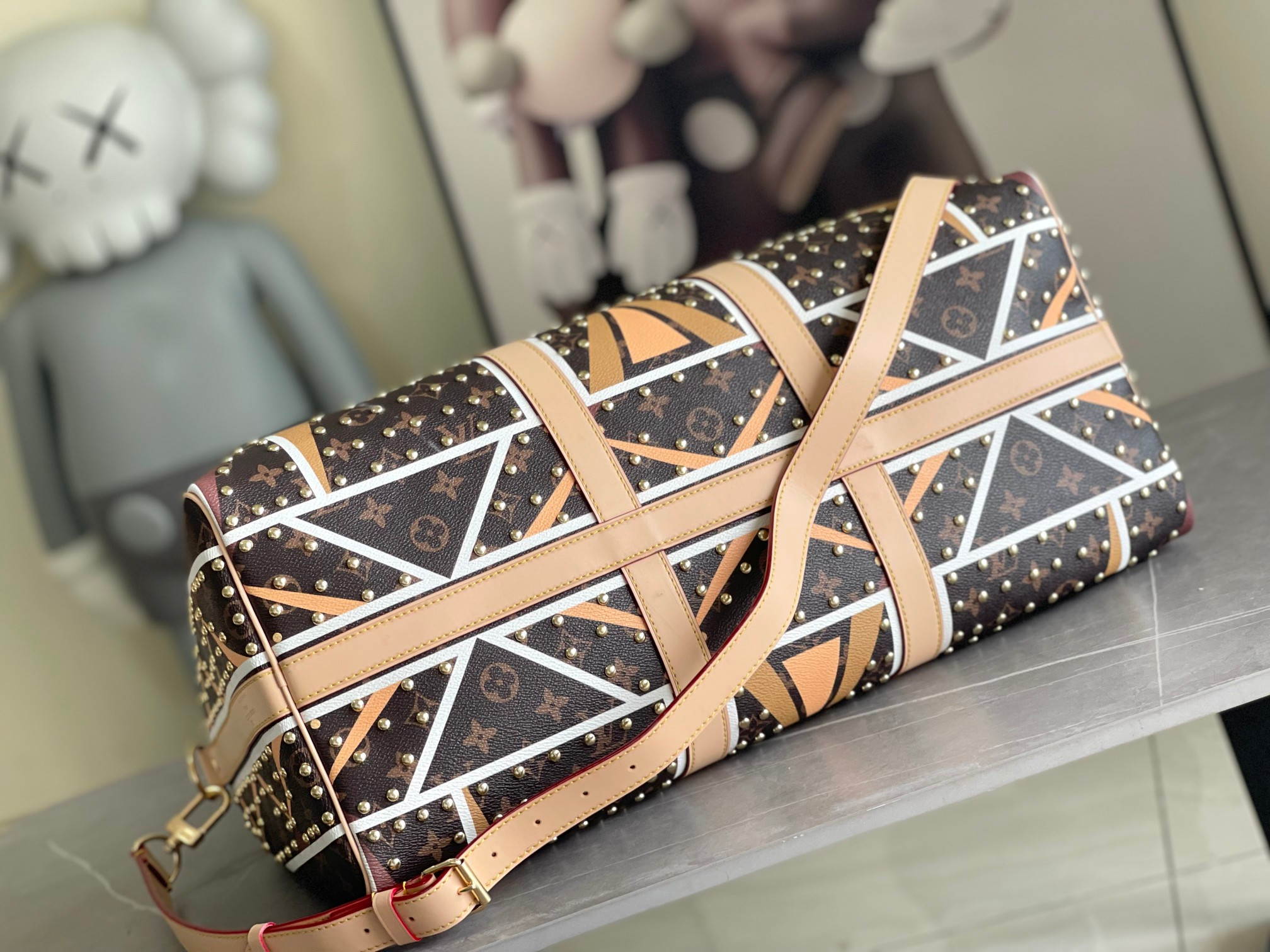 LV keepall bandoulière 50 M11577 50.0 x 29.0 x 23.0cm