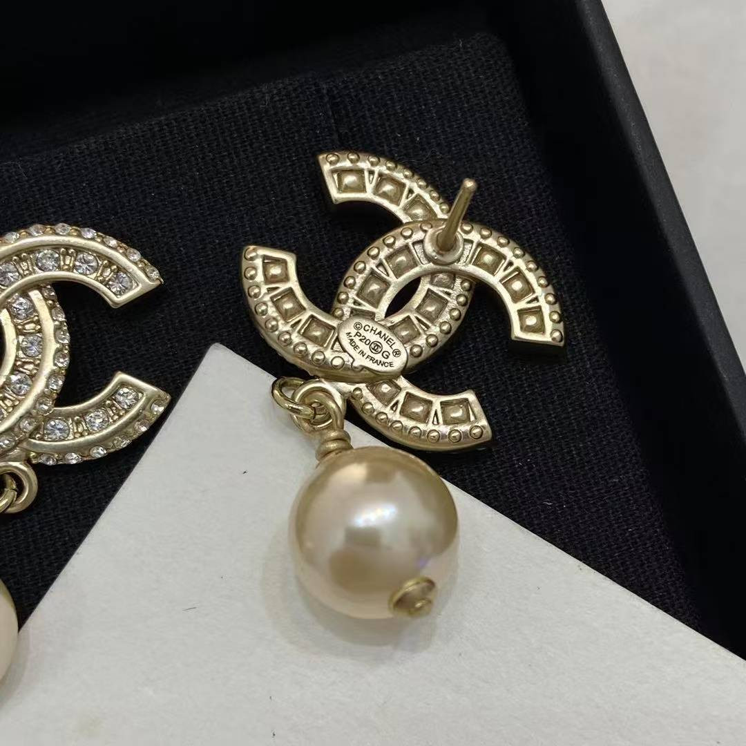 Ch*el earrings