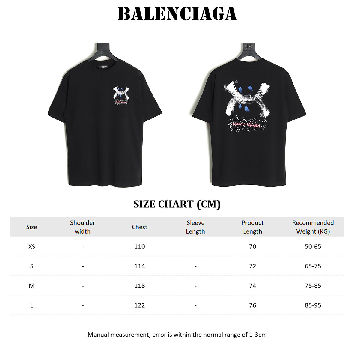 BALENCLAGA Short-sleeved T-shirt