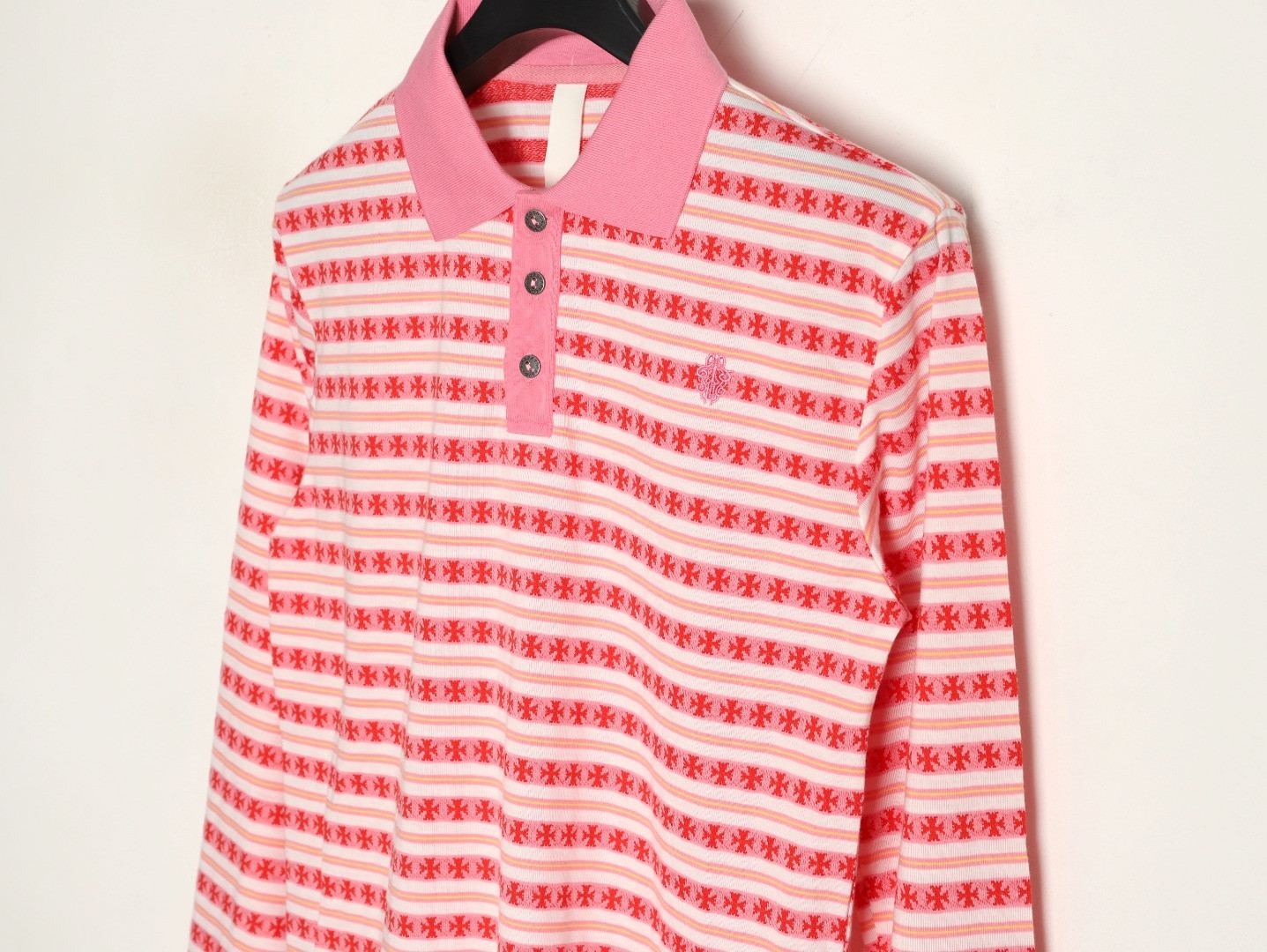 Ch**me He**ts 25fw polo shirt