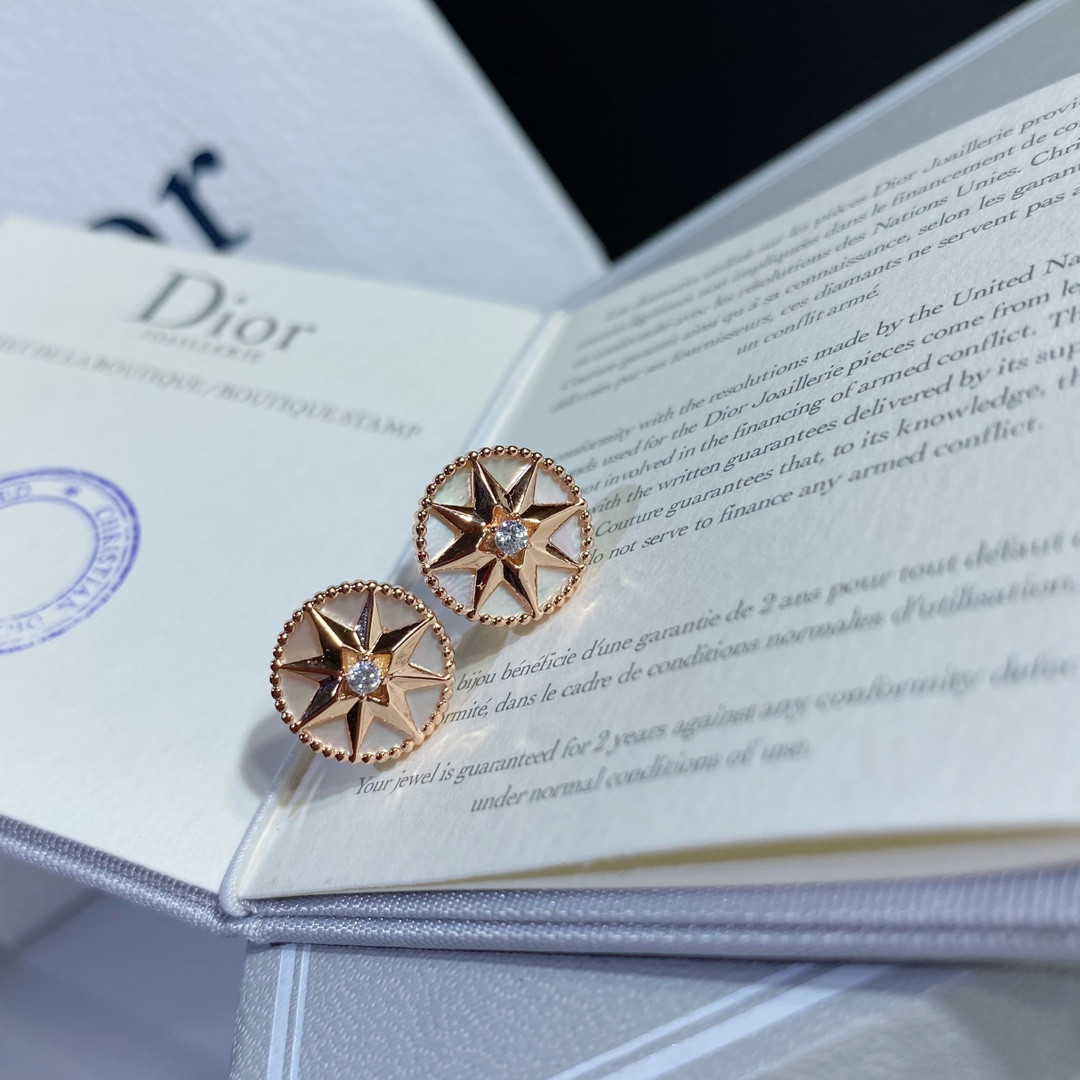 D*or compass stud earrings