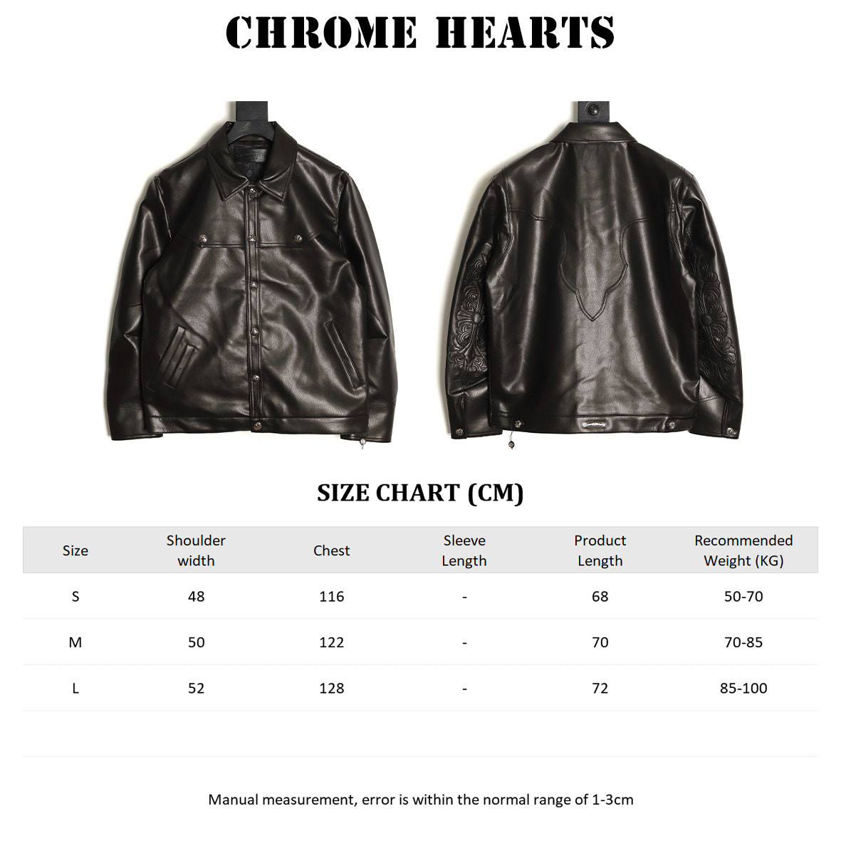 Ch**me He**ts leather jacket