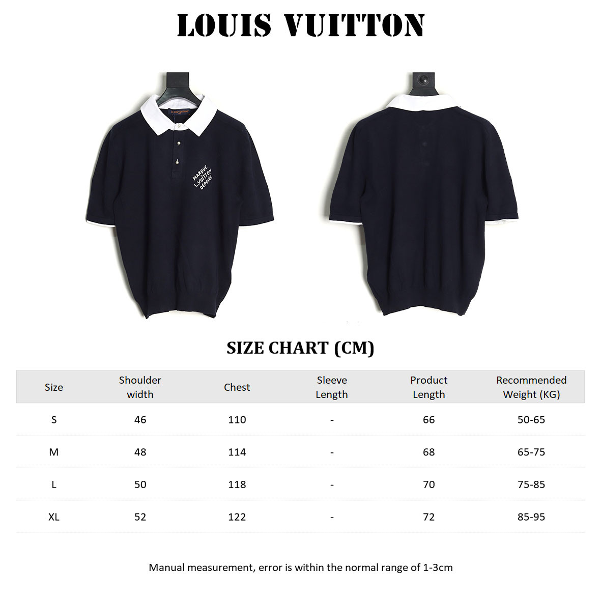 l0*is V*t0n lv 24ss short-sleeved polo shirt