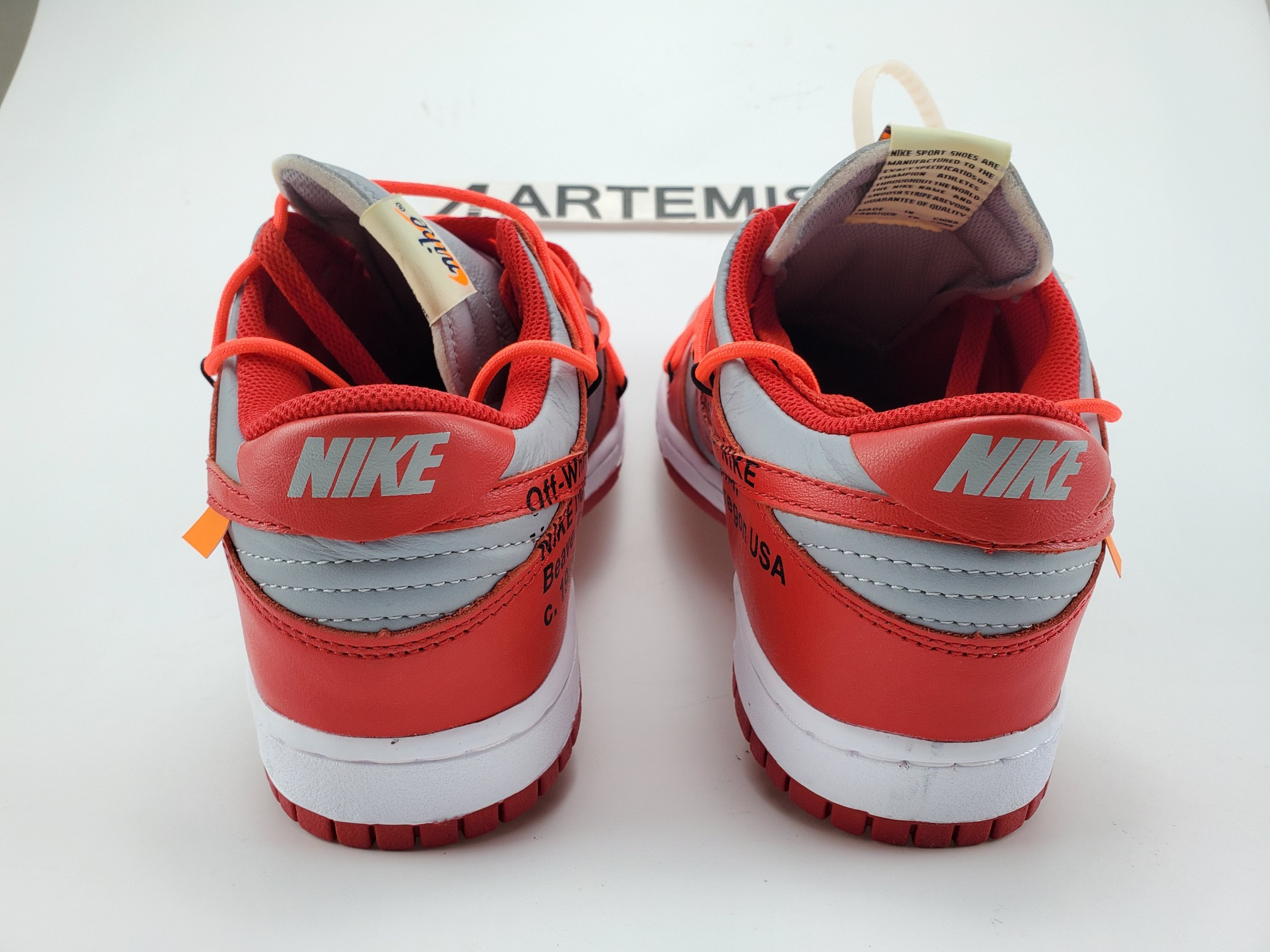 Nike Dunk Low Off-White University Red