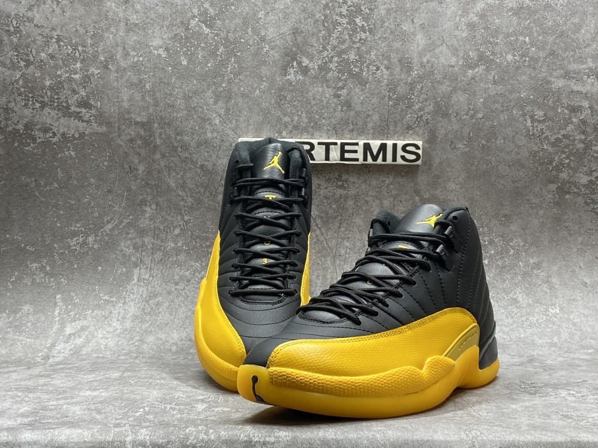 Air Jordan 12 Retro Black University Gold
