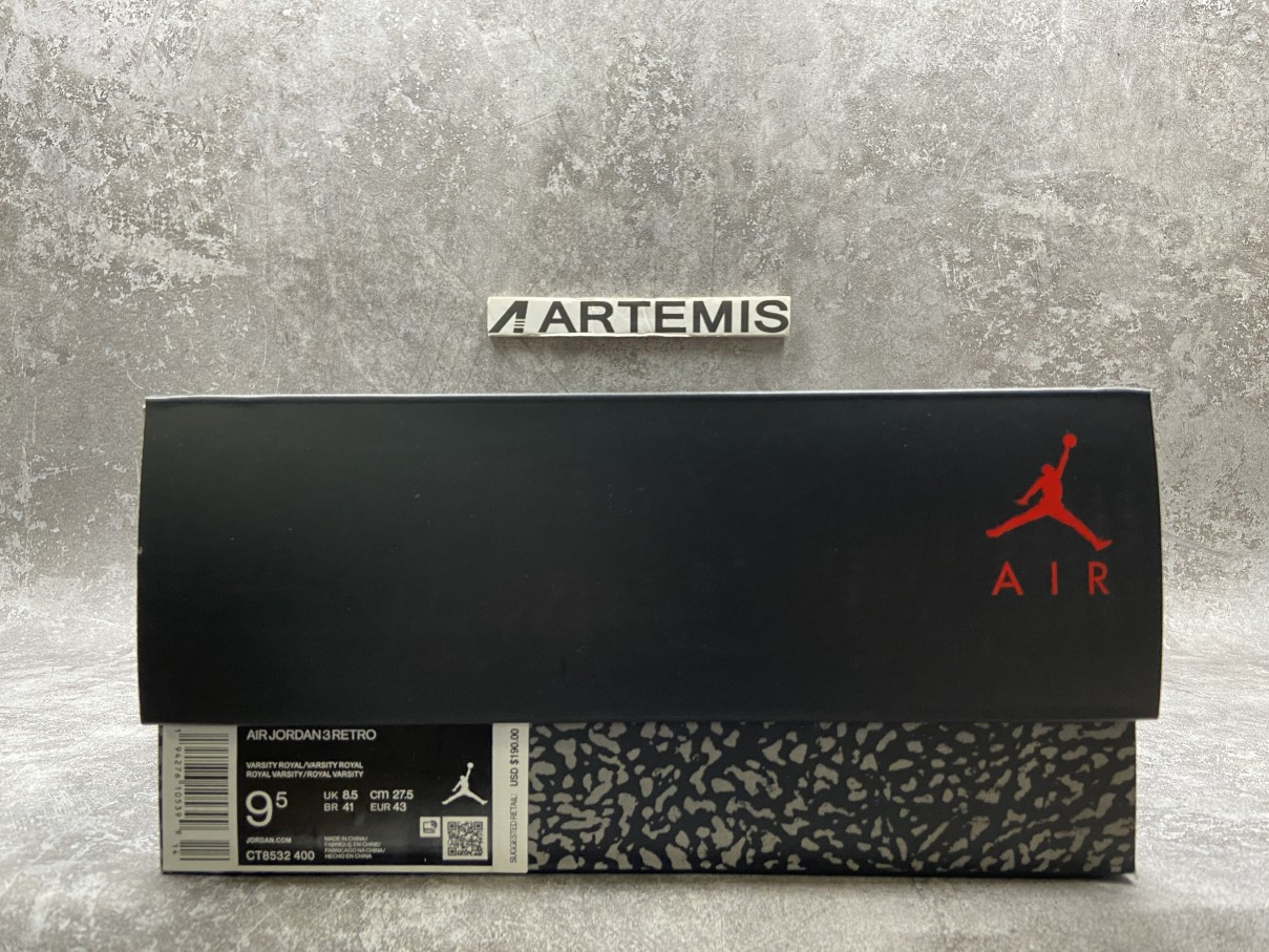 Air Jordan 3 Retro Varsity Royal Cement