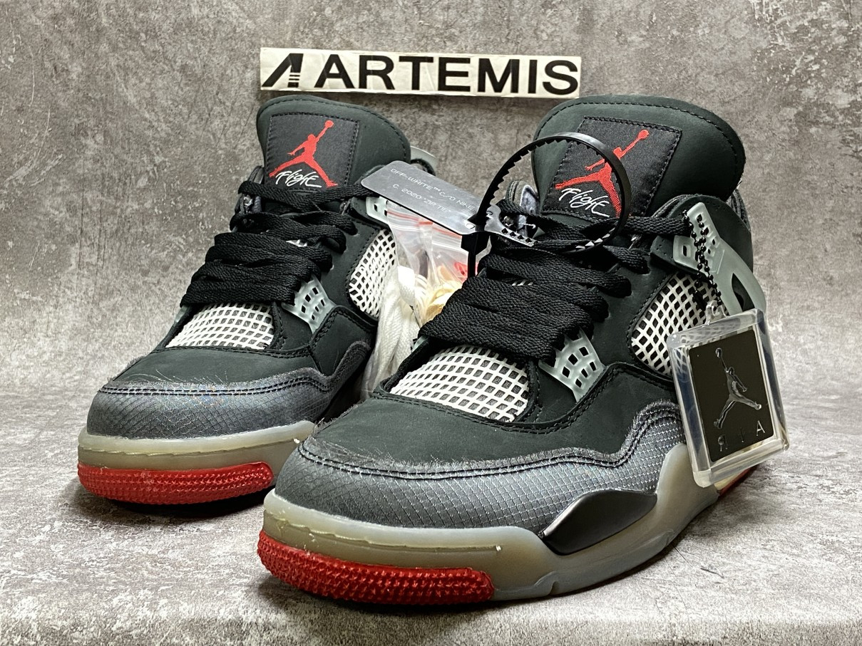 Air Jordan 4 X Off White Bred