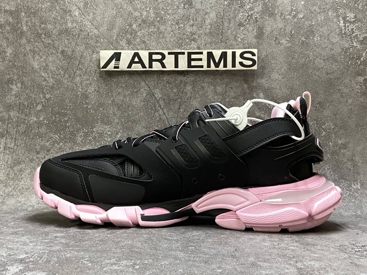 Balenciga Track Black Pink With Led Light